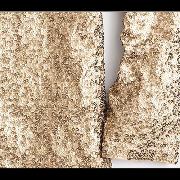 J CREW sequined three quarter sleeve boatneck top - Picture 2 of 2